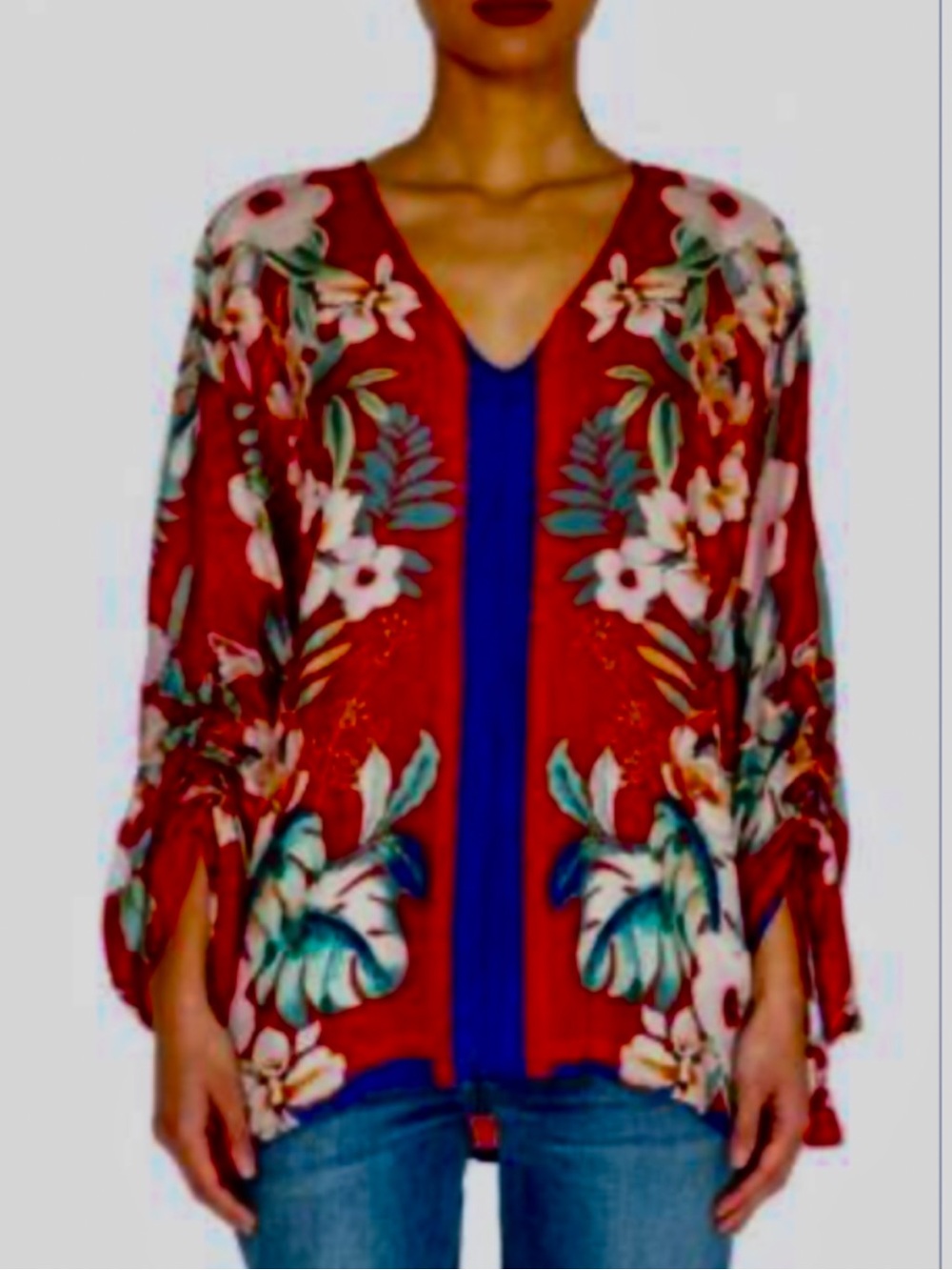 Johnny Was Silk Blouse